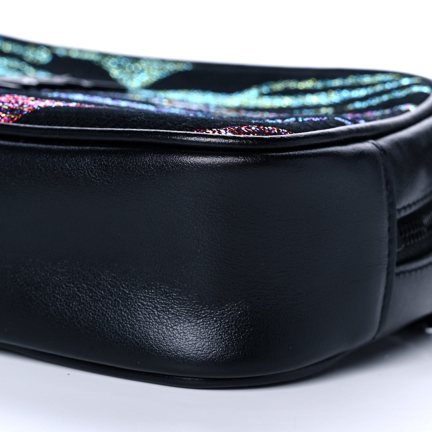 Canvas Calfskin Metallic Tiger Print Monogram Lou Camera Bag Multicolor