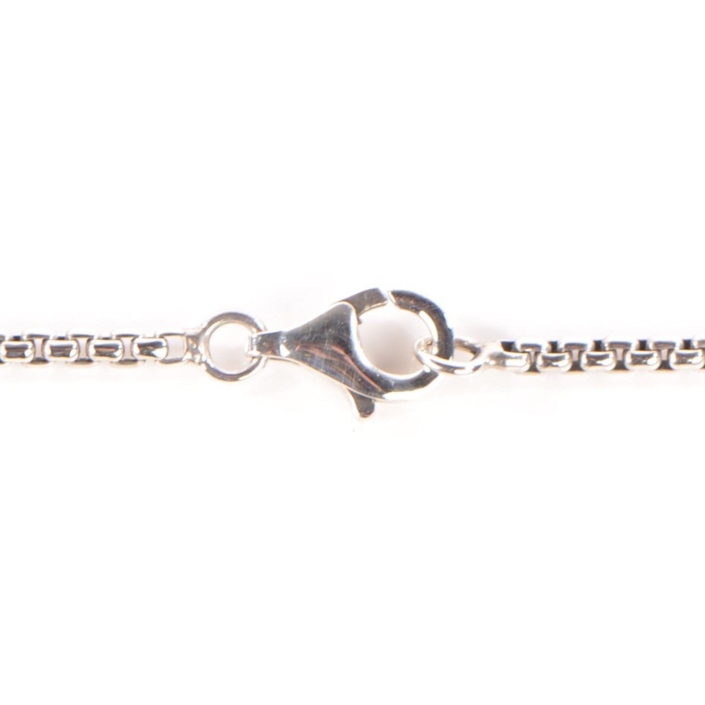 Sterling Silver Pave Diamond Citrine 7mm Petite Albion Pendant Necklace