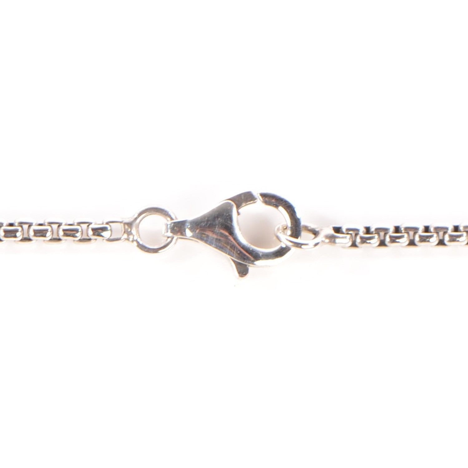 David Yurman Sterling Silver Pave Diamond Citrine 7mm Petite Albion Pendant Necklace 8 of 10