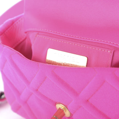 Chanel Jersey Quilted 19 Waist Bag Pink 9 of 12