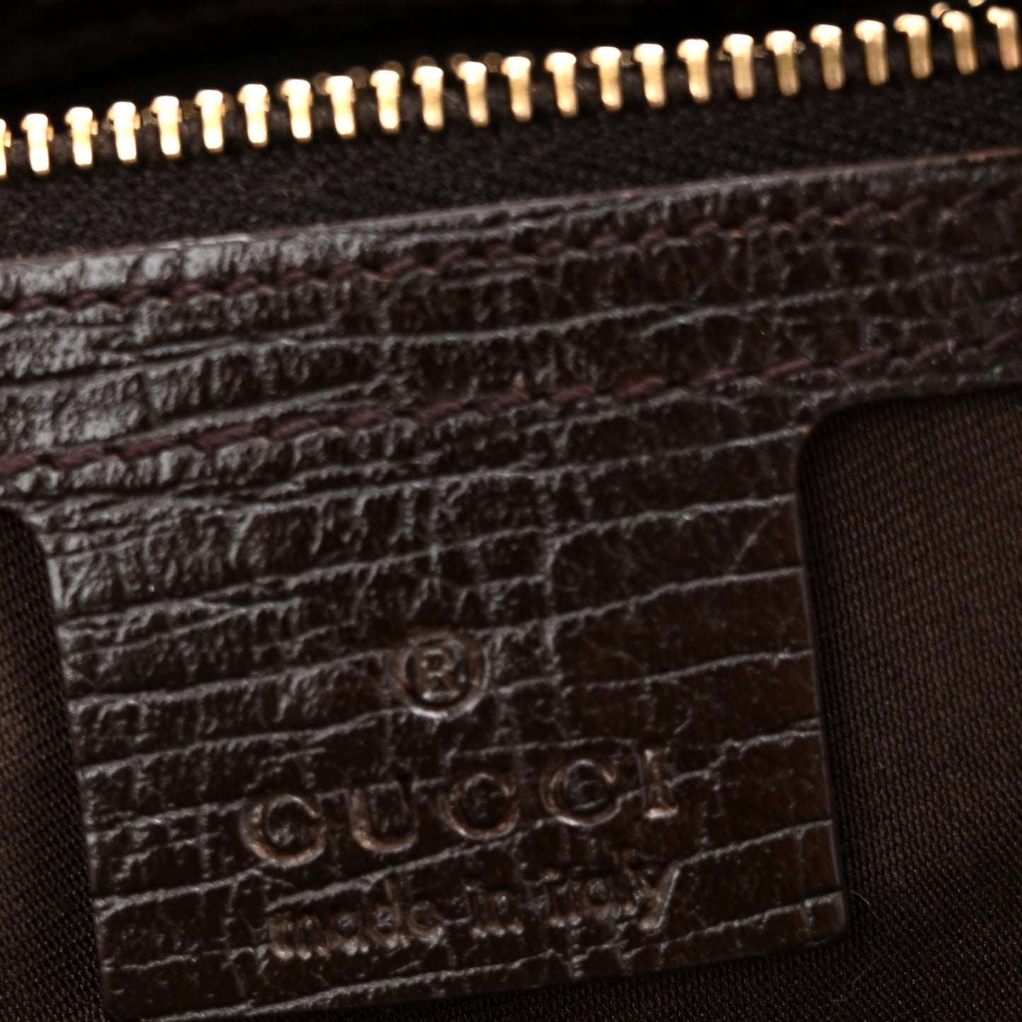 Monogram Large Horsebit Chain Hobo Dark Brown