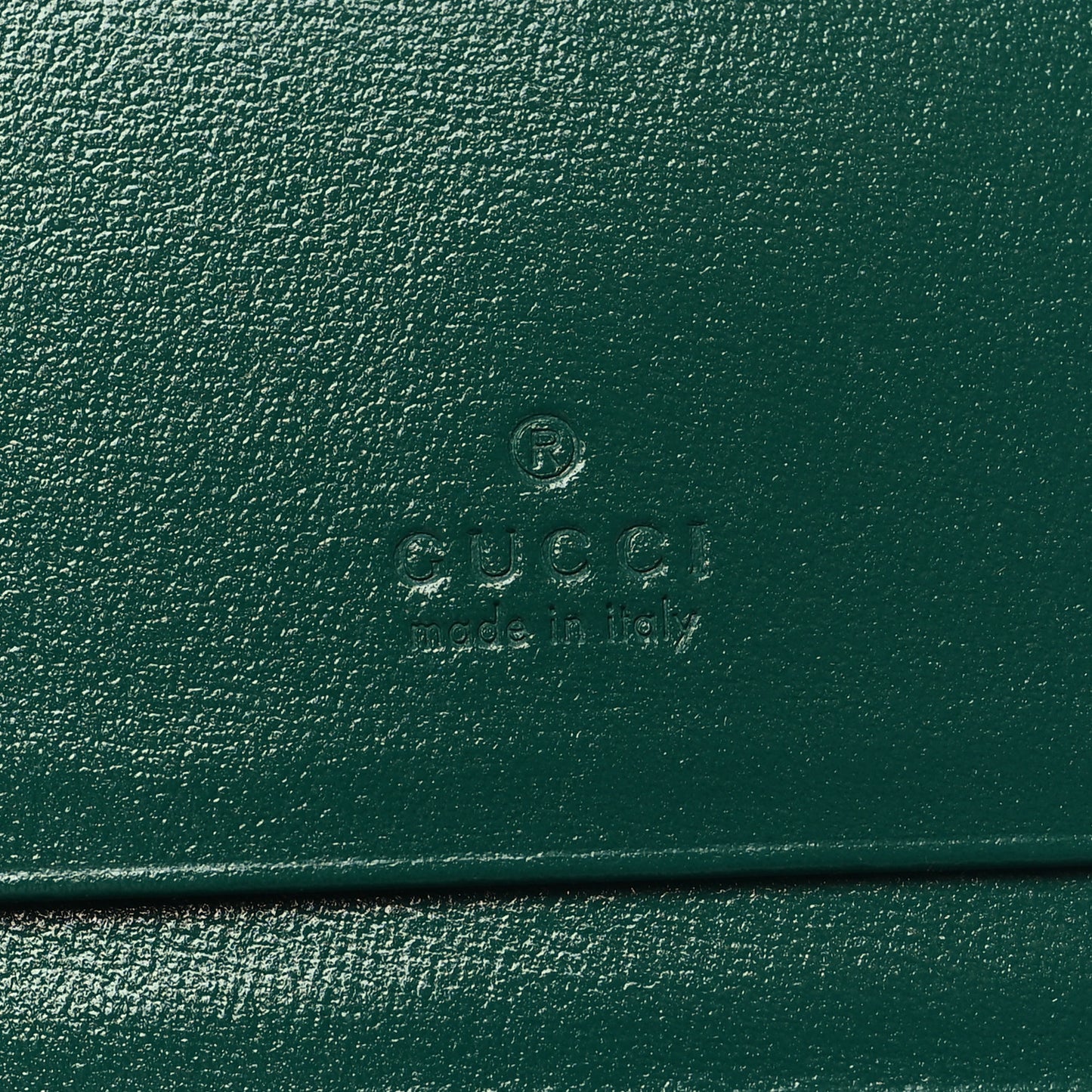 Calfskin Jackie 1961 Card Case Emerald Green