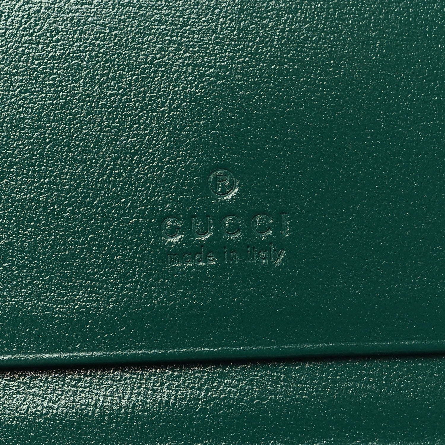 Gucci Calfskin Jackie 1961 Card Case Emerald Green 7 of 9