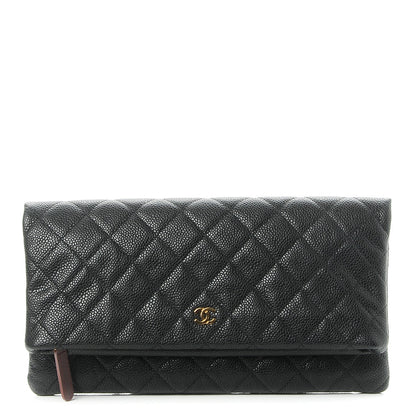 Chanel Caviar Quilted CC Beauty Clutch Black 1 of 9