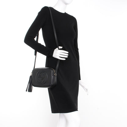 Gucci Pebbled Calfskin Small Soho Disco Bag Black 2 of 7