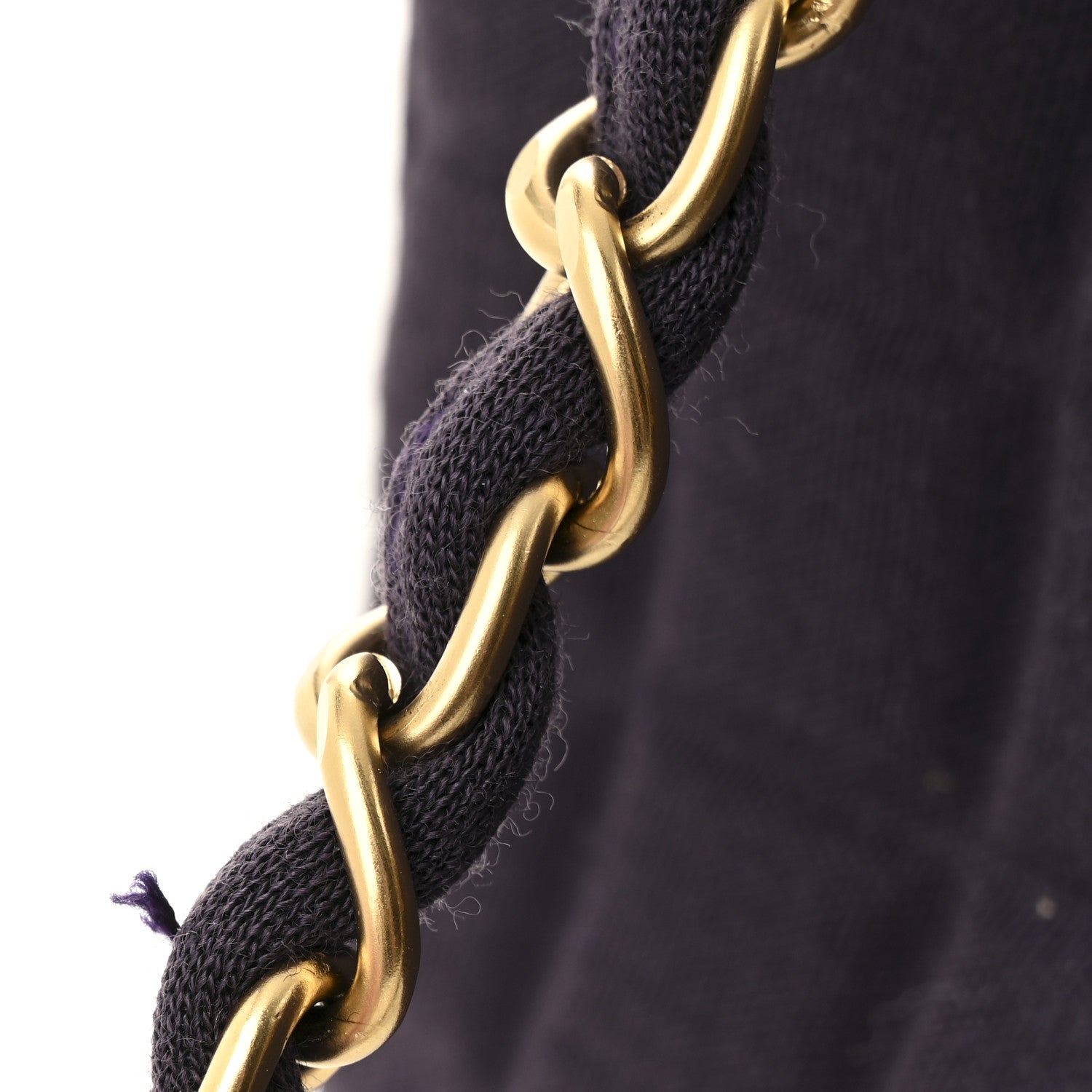 Chanel Jersey Quilted CC Chocolate Bar Bag Purple 13 of 13