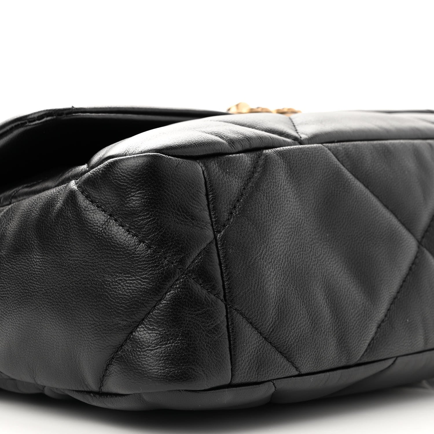 Chanel Lambskin Quilted Medium Chanel 19 Flap Black 9 of 13