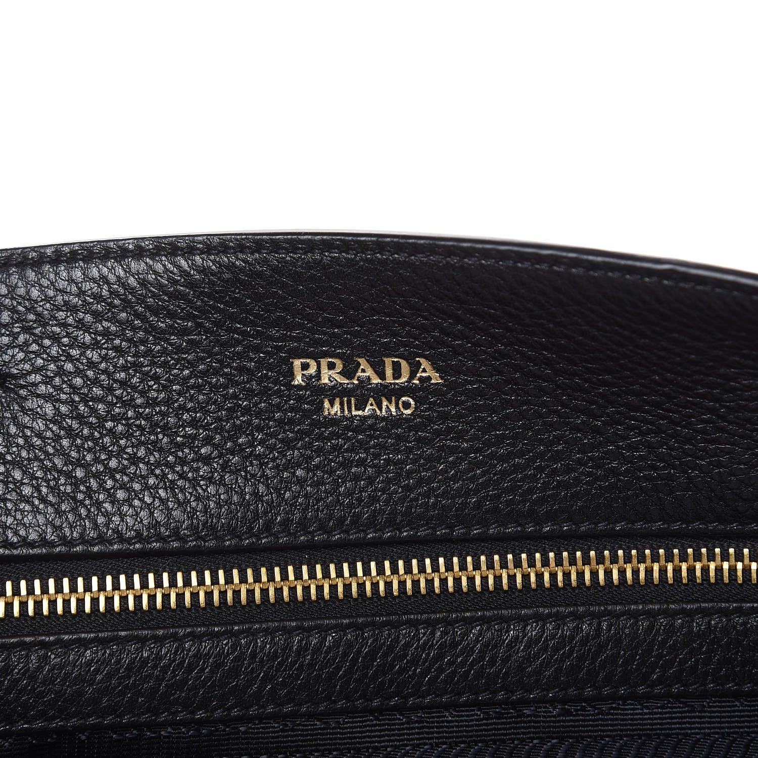 Prada Vitello Daino Top Handle Tote Black 6 of 10