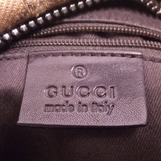 Gucci Monogram Hobo Handbag Beige 8 of 12