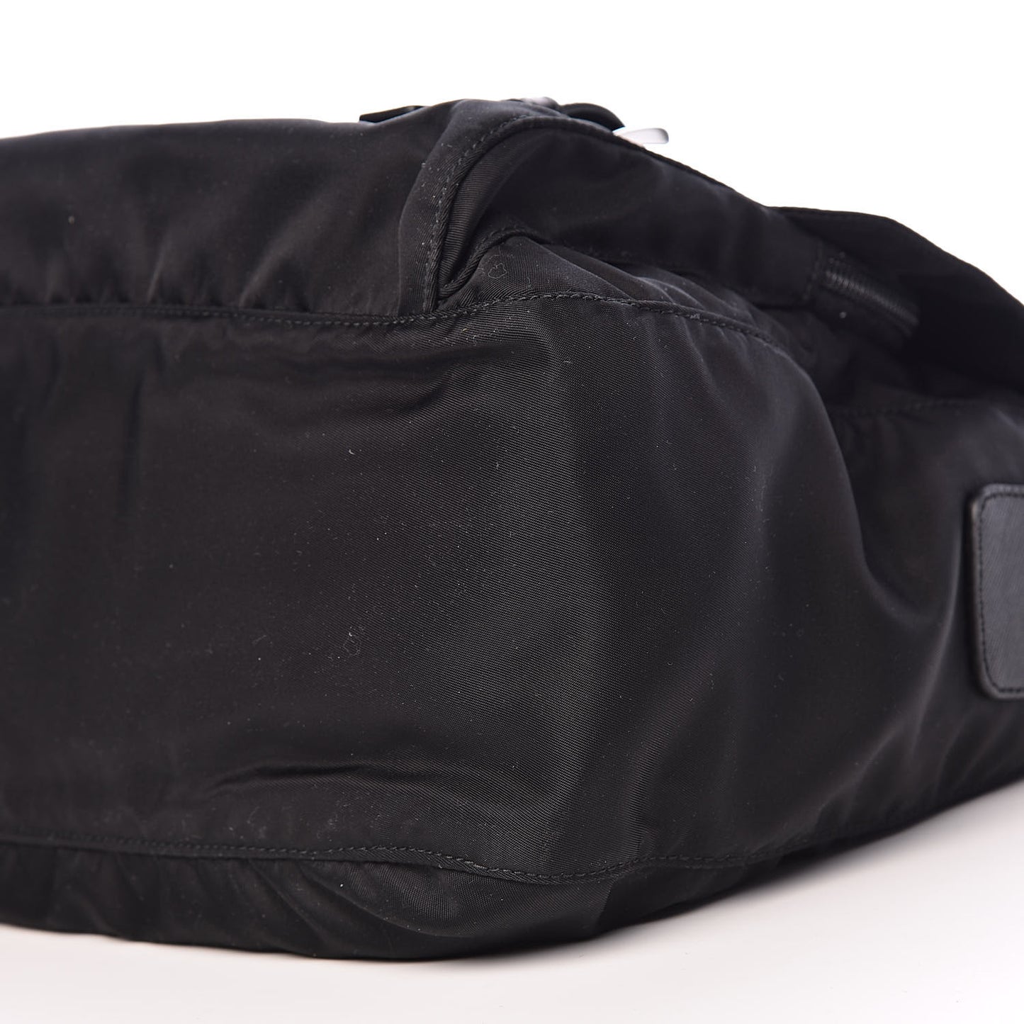 Nylon Vela Sport Messenger Bag Black