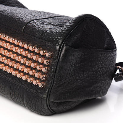 Alexander Wang Pebbled Lambskin Rocco Black Rose Gold Hardware 7 of 8