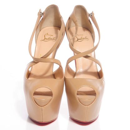 Christian Louboutin Kid Exagona 160 Pumps 39 Nude 2 of 7