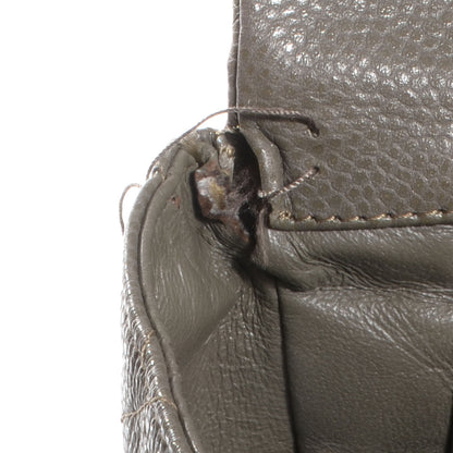 Chanel Caviar Maxi Single Flap Grey 10 of 10
