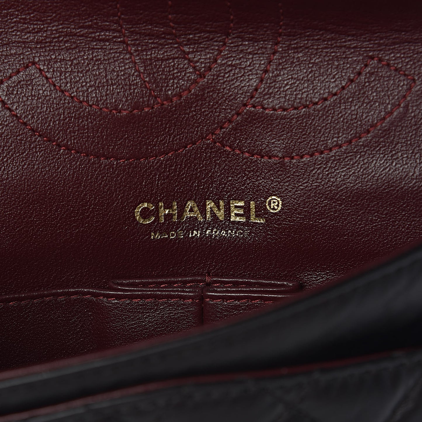 Aged Calfskin Quilted 2.55 Reissue 225 Flap Black