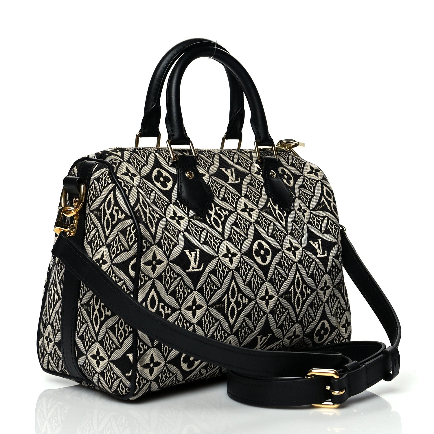 Louis Vuitton Jacquard Since 1854 Speedy Bandouliere 20 Grey 3 of 14