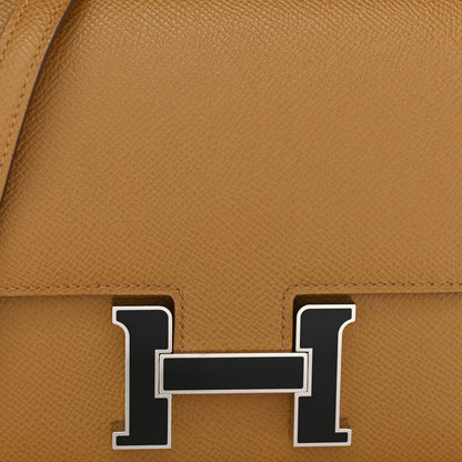 Hermes Epsom Enamel Constance 18 Sesame Black 9 of 11