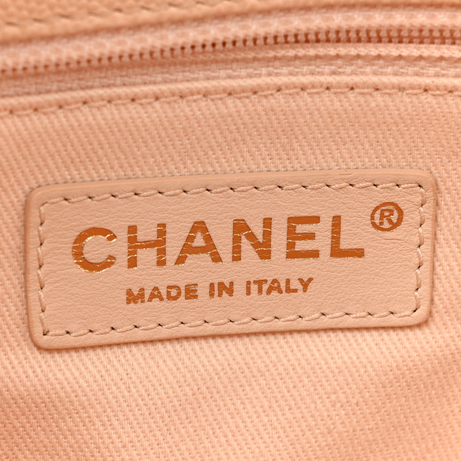 Chanel Caviar Quilted Medium Coco Handle Flap Light Beige 8 of 20