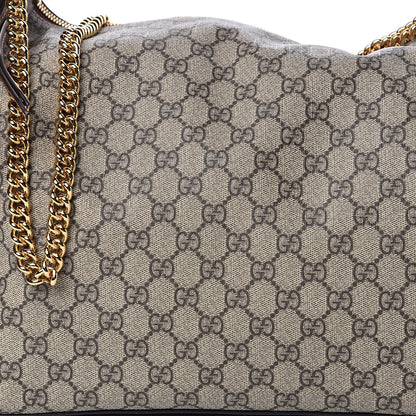 Gucci GG Supreme Monogram Large Linea A Hobo Light Brown 11 of 11