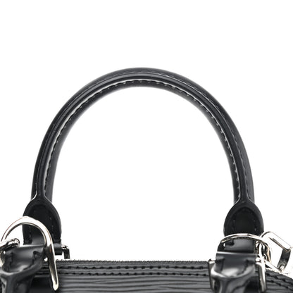 Louis Vuitton Epi Jacquard Alma BB Black 8 of 9