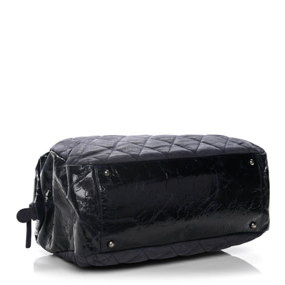 Chanel Iridescent Calfskin Small In The Mix Tote Navy 3 of 13