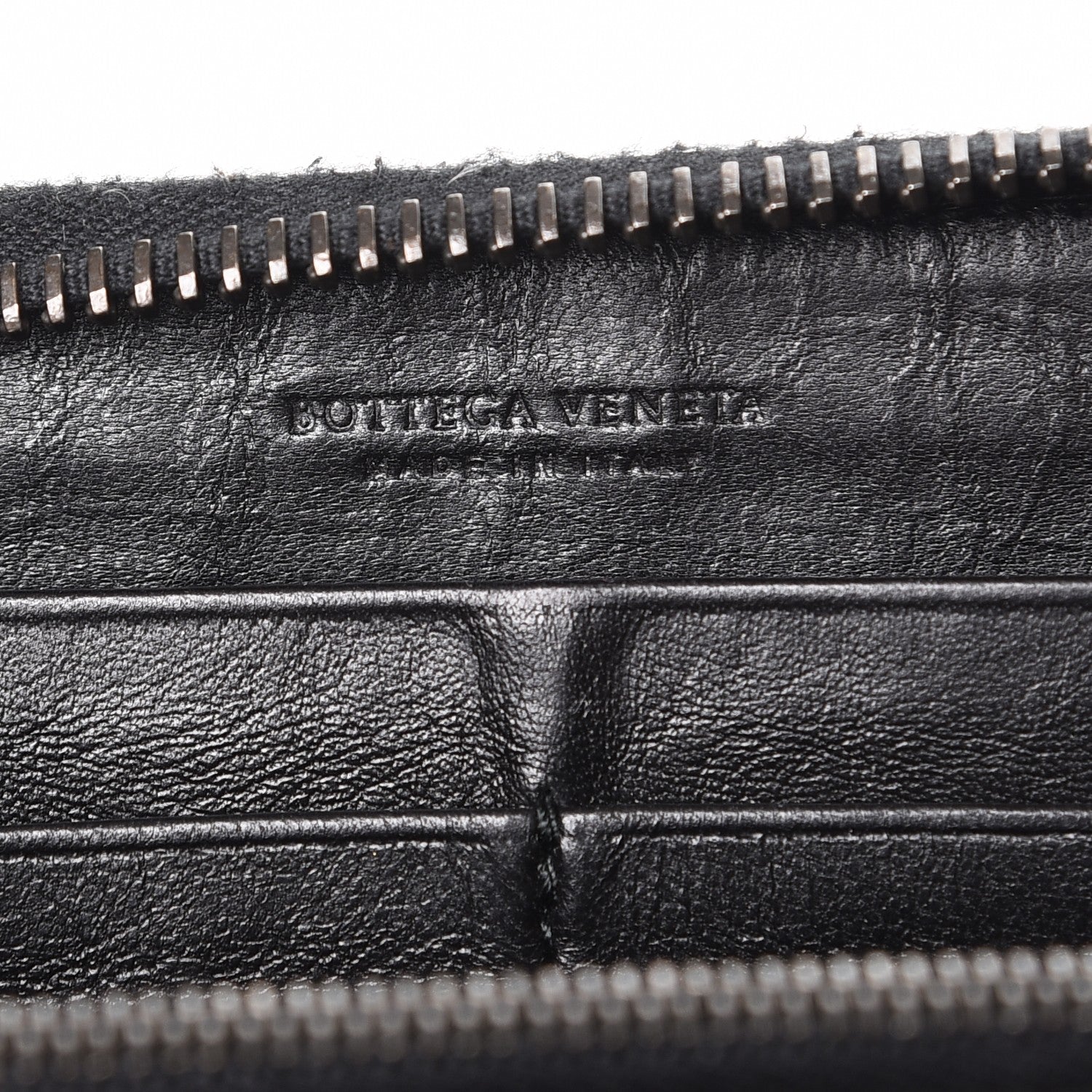 Bottega Veneta Nappa Intrecciato Ayers Zip Around Butterfly Wallet Nero Black 6 of 8