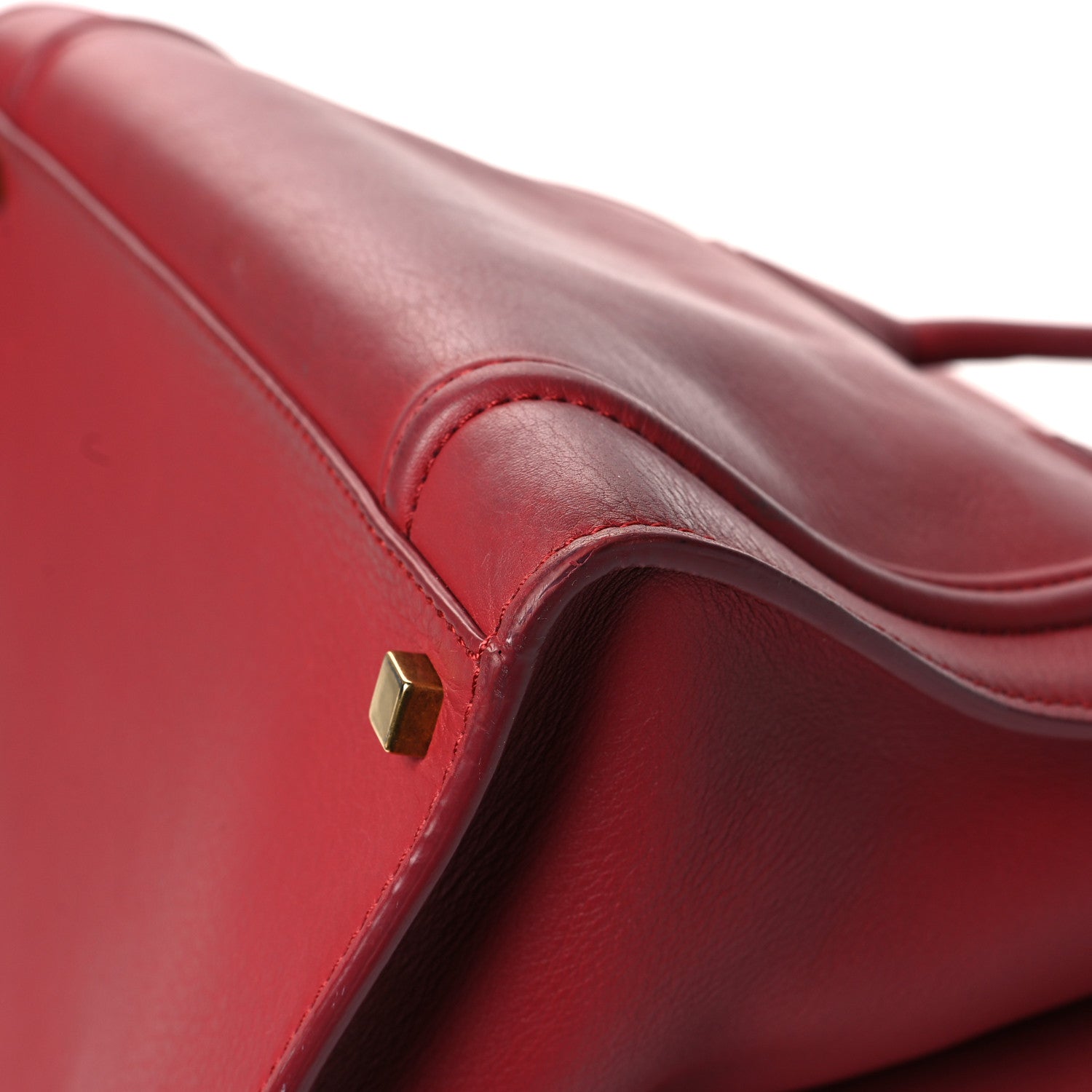 Celine Baby Grained Calfskin Medium Phantom Luggage Carmin 11 of 20