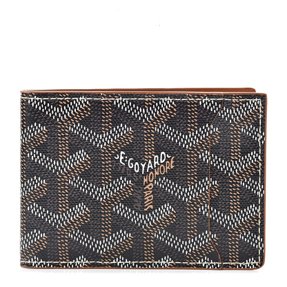 Goyard Goyardine Victoire Card Holder Insert Black Gold 1 of 8