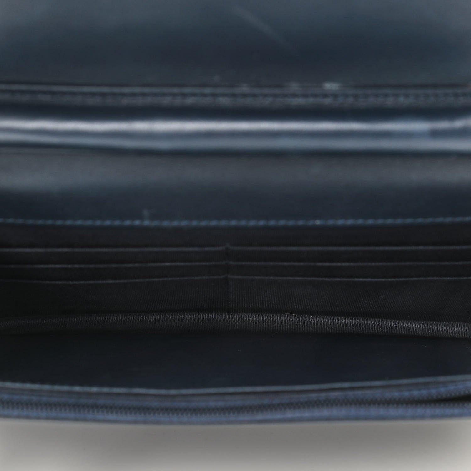 Chanel Caviar Quilted Boy Wallet On Chain WOC Navy 5 of 12