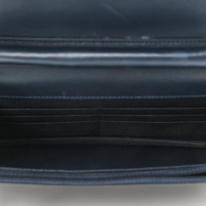 Chanel Caviar Quilted Boy Wallet On Chain WOC Navy 5 of 12