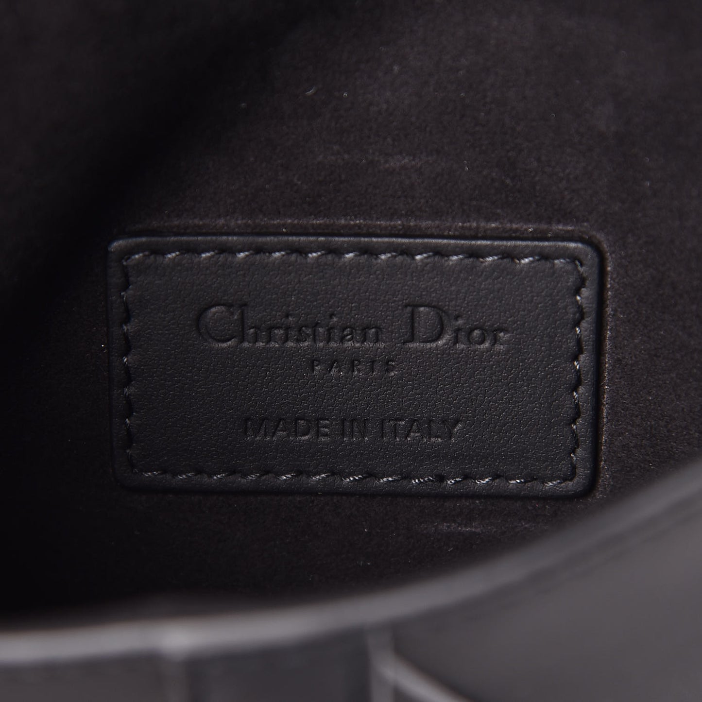 Ultra Matte Calfskin Saddle Belt Bag Black