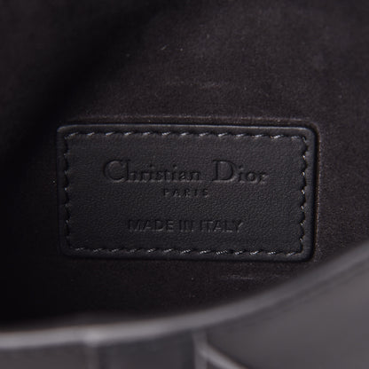 Christian Dior Ultra Matte Calfskin Saddle Belt Bag Black 6 of 10
