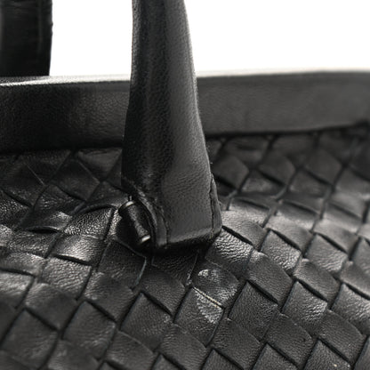 Bottega Veneta Nappa Intrecciato Frame Shoulder Bag Black 15 of 15