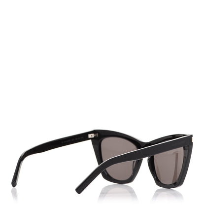 Saint Laurent New Wave SL214 Kate Cat Sunglasses Black 4 of 8