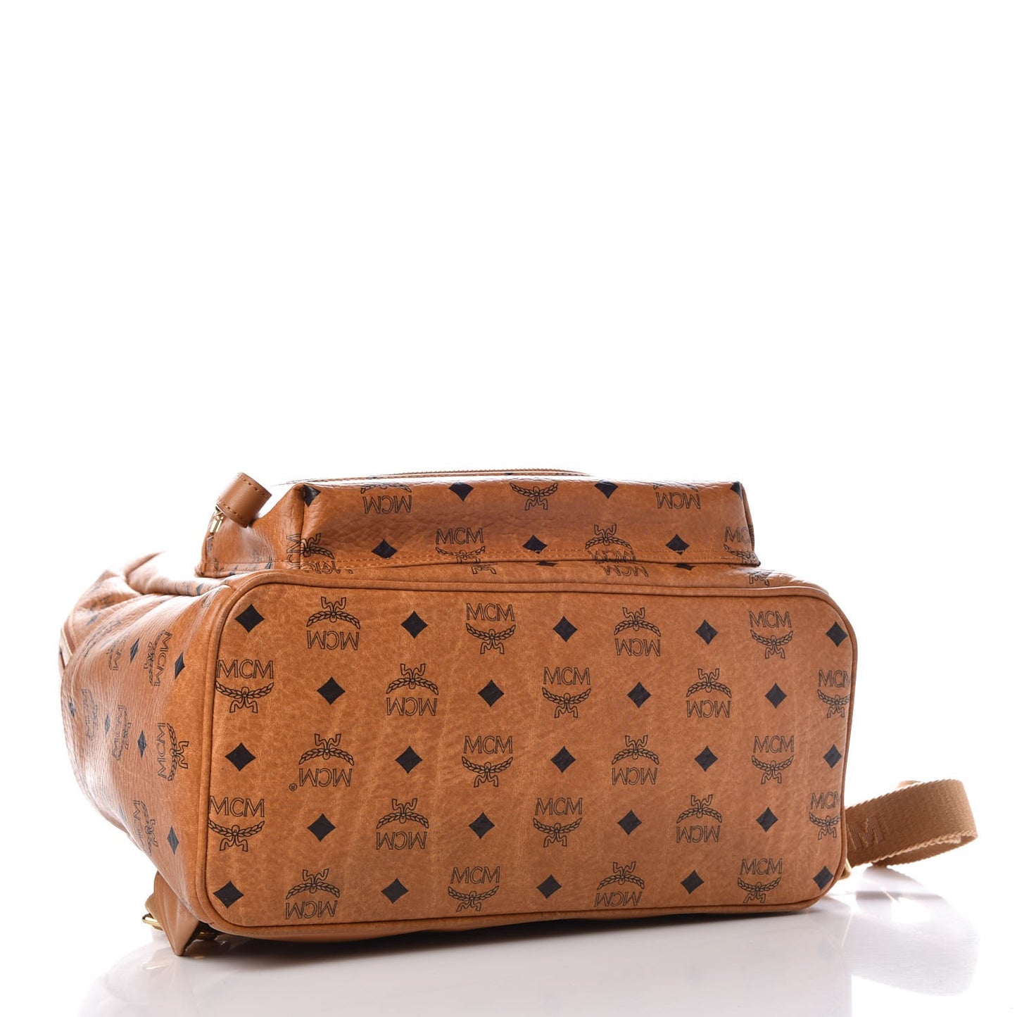 Visetos Medium Sprinkle Stud Stark Backpack Cognac