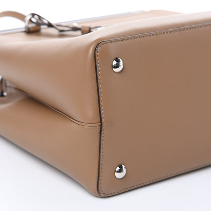 Fendi Vitello Dolce Century Petite 2Jours Tote Sand Polvere 7 of 12