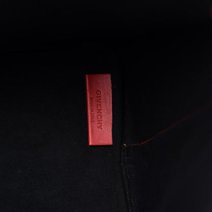 Givenchy Textured Coated Canvas Large Bambi Print Antigona Tote Red 9 of 11