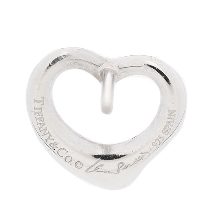 Tiffany Sterling Silver Elsa Peretti 11mm Open Heart Earrings 4 of 4