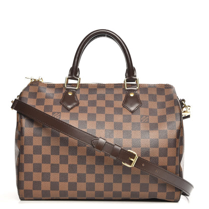 Louis Vuitton Damier Ebene Speedy Bandouliere 30 1 of 8