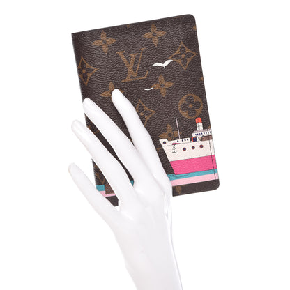 Louis Vuitton Monogram 2016 Christmas Animation Passport Cover Rose Ballerine 2 of 8