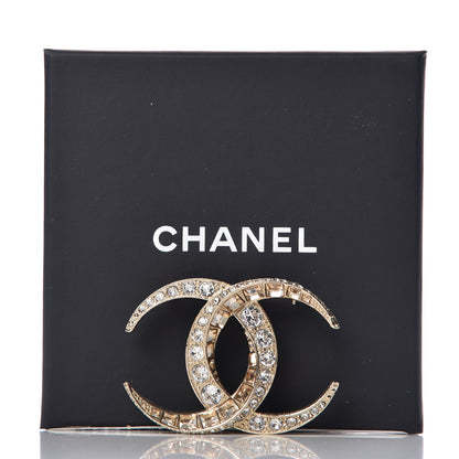 Chanel Baguette Crystal Dubai CC Brooch Gold 5 of 5