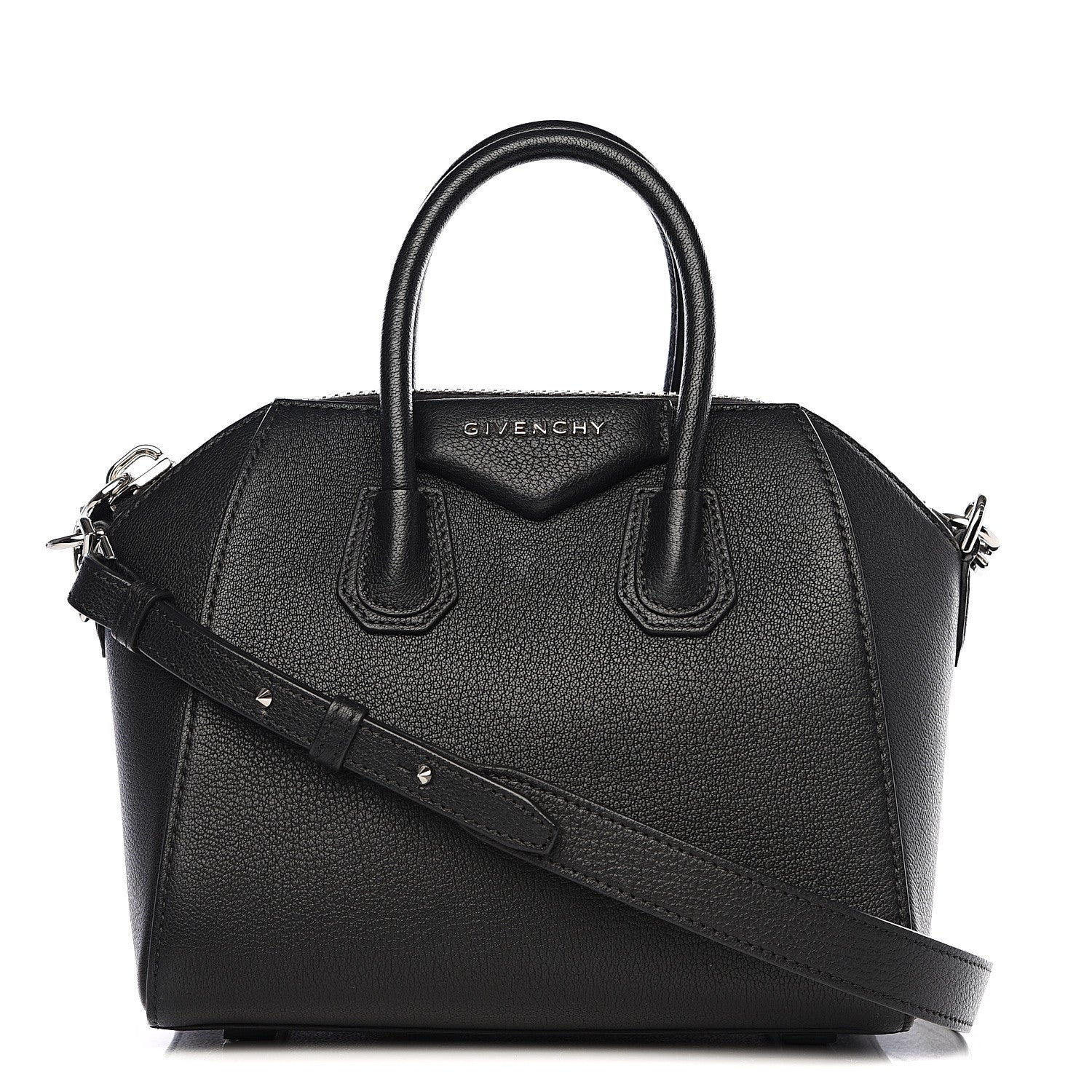 Givenchy Sugar Goatskin Mini Antigona Black 1 of 9