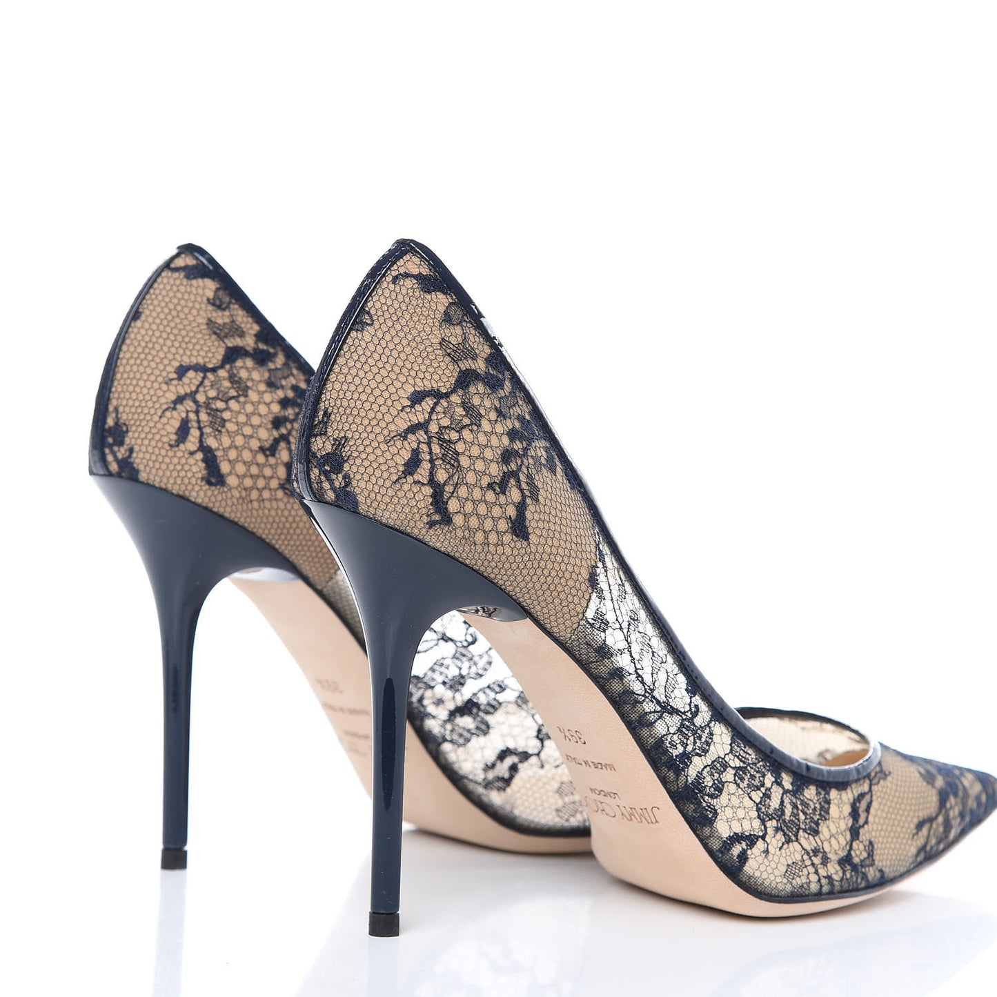 Lace Abel Pump 39.5 Navy