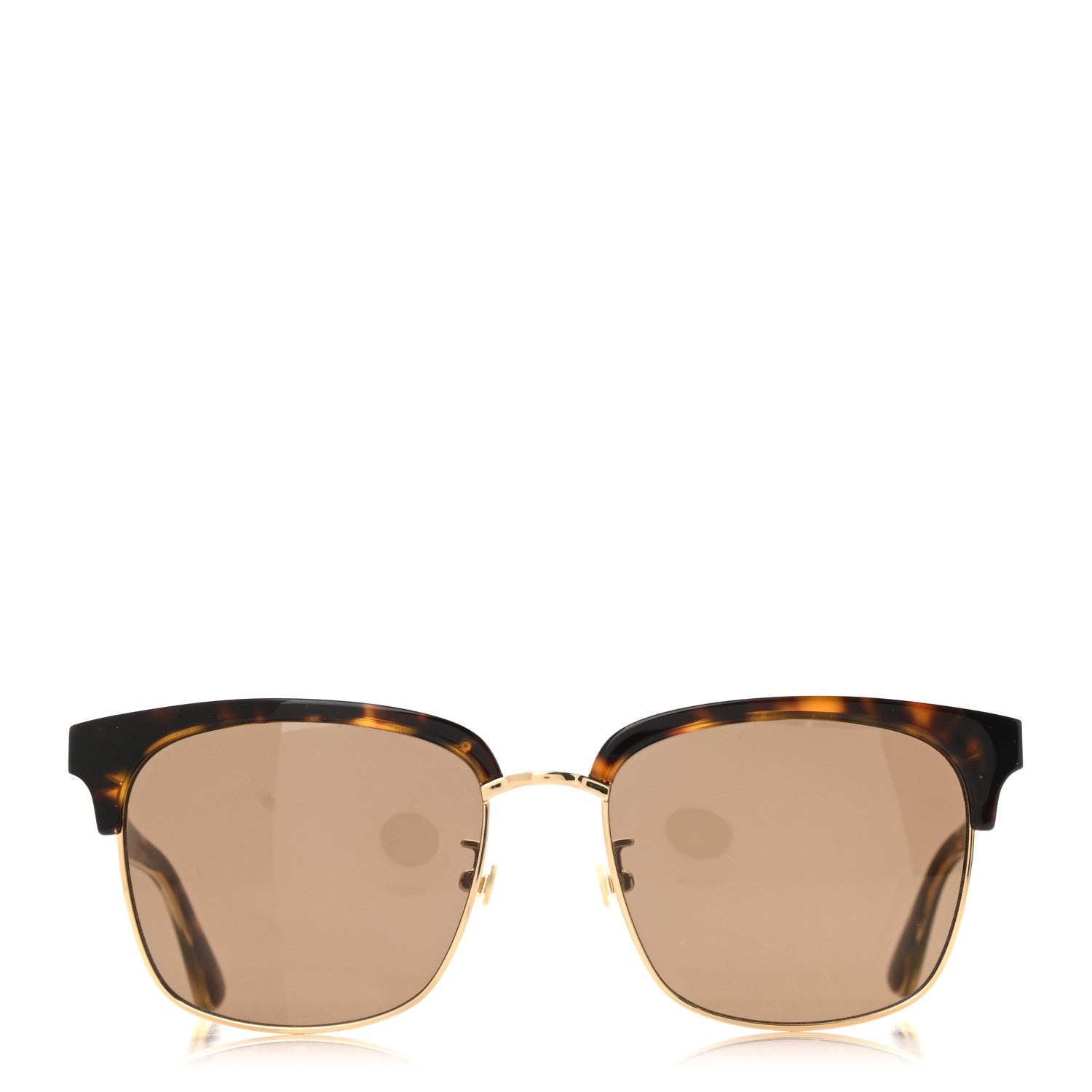 Gucci Acetate Square Frame Web Sunglasses GG0382S Tortoise 2 of 10