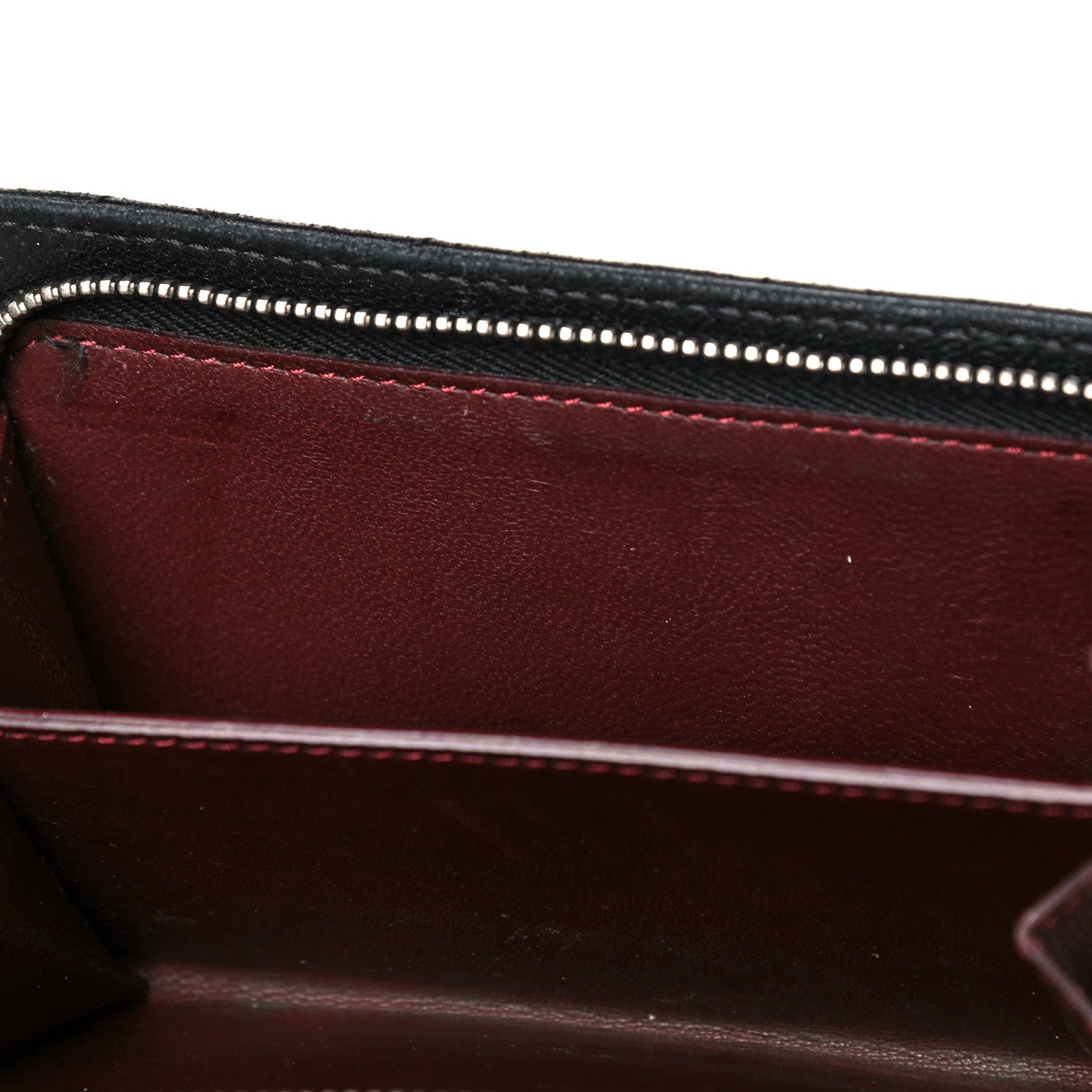 Chanel Lambskin Quilted Zipped Pocket Wallet Black 18 of 20