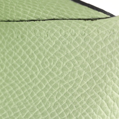 Hermes Epsom Verso Calvi Duo Card Case Bleu De Prusse Vert Fizz 7 of 8
