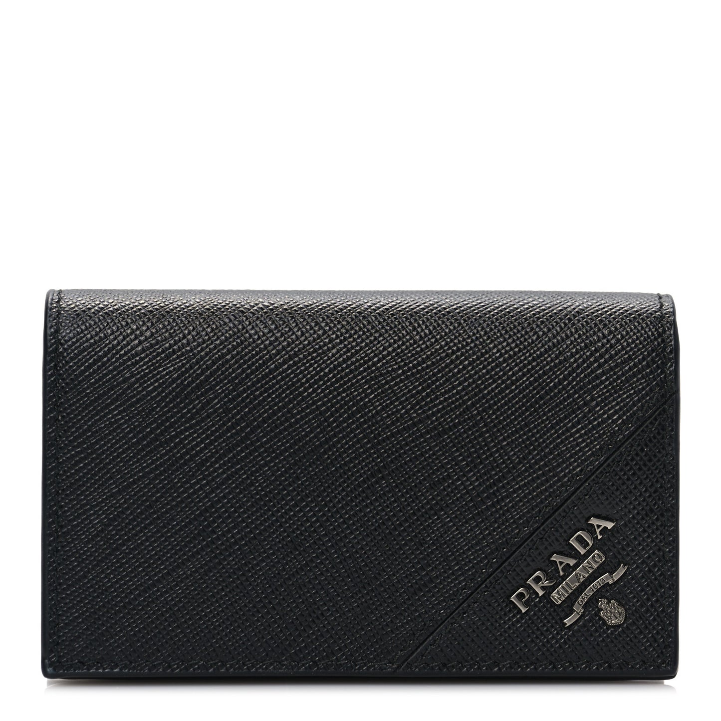 Saffiano Card Holder Black
