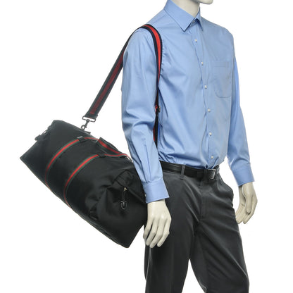 Gucci Technical Canvas Duffle Bag Black 2 of 6