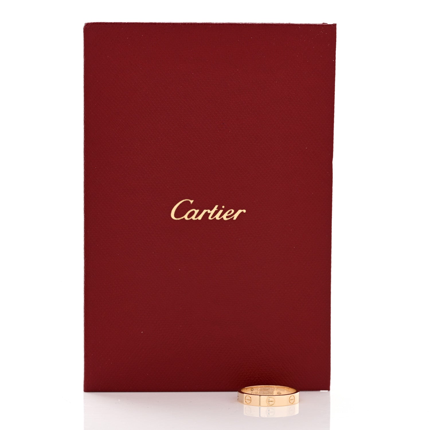 Cartier 18K Yellow Gold 3.5mm LOVE Wedding Band Ring 57 8 6 of 6