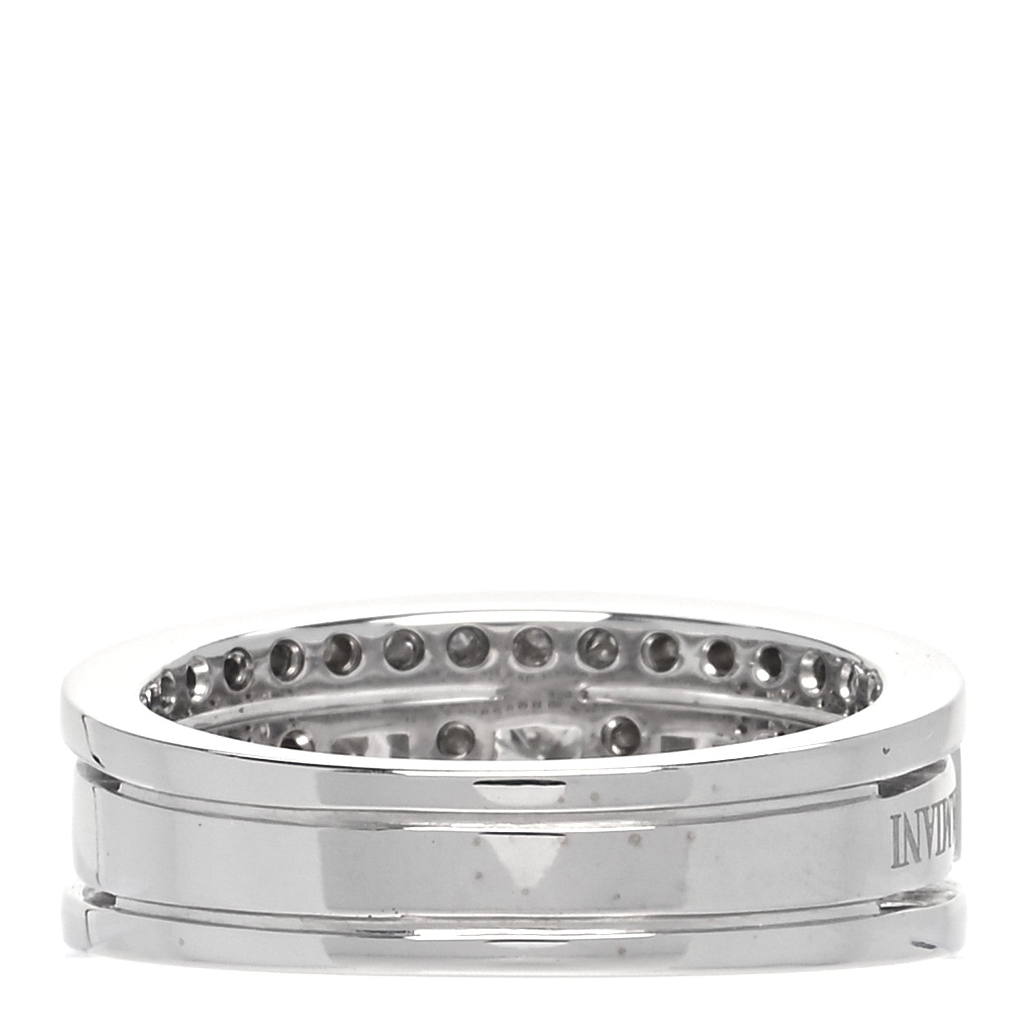 Damiani 18K White Gold Diamond Belle Epoque Band Ring 53 6.25 3 of 6