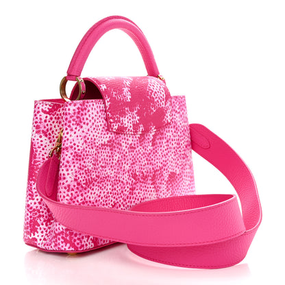 Louis Vuitton LV X YK Taurillon Infinity Net Capucines BB Fuchsia 2 of 10